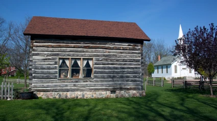 Pueblo histórico de Corunna, Michigan, EE. UU.