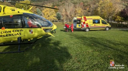Rescatada una senderista en la Montaña Palentina con un cuadro de deshidratación por el calor