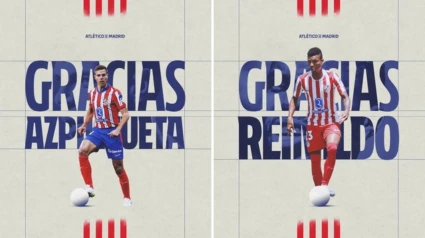 El Atético confirma que Azpilicueta y Reinildo no seguirán