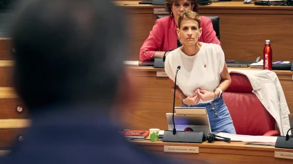 La presidenta del Gobierno de Navarra, María Chivite