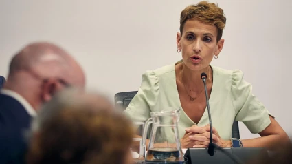 La presidenta de Navarra, María Chivite
