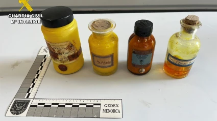 Imagen de los explosivos