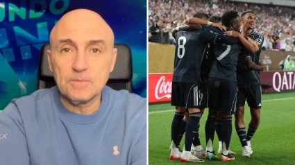 Maldini y los jugadores del Real Madrid