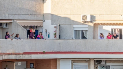 Una terraza de Huelva