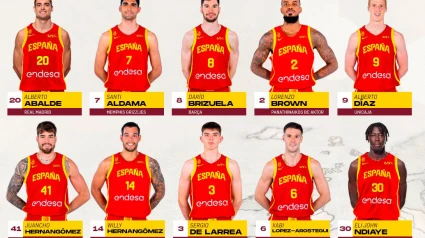 Scariolo apuesta por la misma base que representó a España en los Juegos Olímpicos.