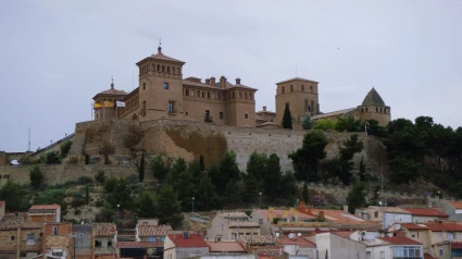 El castillo de Alcañiz, en Teruel