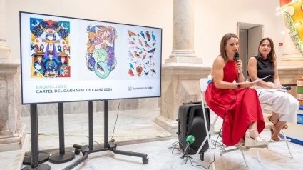 02/07/2025 Beatriz Gandullo en la presentación de Raquel Jove como cartelista del Carnaval 2026.POLITICA ESPAÑA EUROPA ANDALUCÍAAYUNTAMIENTO DE CÁDIZ