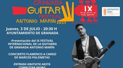 Cartel de IX Festival de la Guitarra de Granada