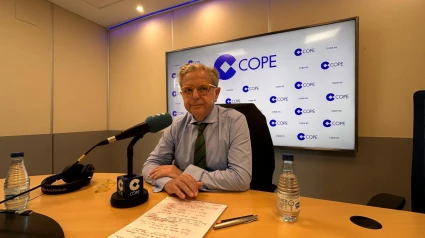 Salvador Fuentes, presidente en los estudios de COPE