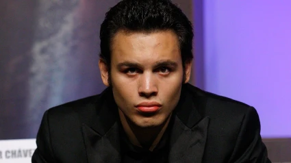 Imagen del boxeador Julio César Chaves Junior
