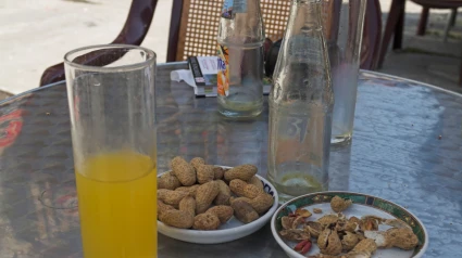 Refresco en una terraza