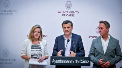 04/07/2025 El alcalde de Cádiz, Bruno García, en rueda de prensa.POLITICA ESPAÑA EUROPA ANDALUCÍAAYUNTAMIENTO DE CÁDIZ