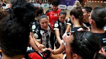 Sole López, la capitana del equipo malagueño, en un partido del pasado año.