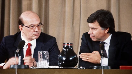 Bettino Craxi junto al ex presidente del Gobierno español Felipe González en una imagen de archivo
