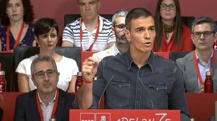 El presidente del Gobierno, Pedro Sánchez, interviene en el Comité Federal del PSOE este sábado
