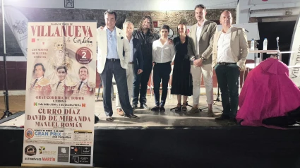 Acto de presentación del cartel de Villanueva de Córdoba