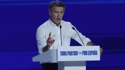 Feijoo, en el congreso del PP