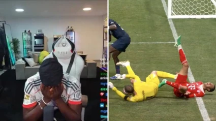 La reacción de Alphonso Davies tras ver la grave lesión de su compañero Musiala