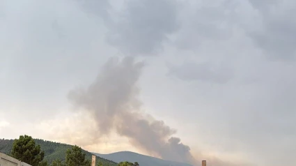 Incendio en Cáceres