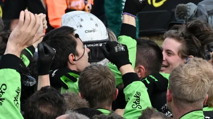 Nico Hulkenberg consiguió por fin subir al podio en su carrera 239 en la Fórmula 1.