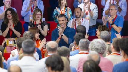 Pedro Sánchez en el Congreso Federal del PSOE