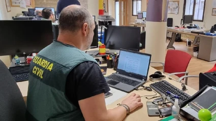 La Guardia Civil en una actuación desarrollada durante este año en la provincia de Ourense