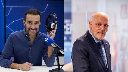 Juanma Castaño y Javier Tebas