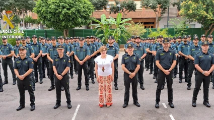 Personal de refuerzo de la Guardia Civil