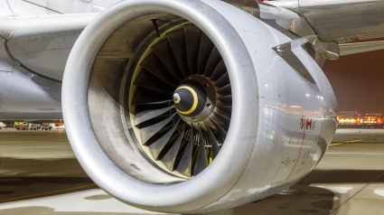 Turbina de un avión Airbus A319