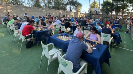 Panorámica durante el torneo de las magníficas instalaciones del Camping Don Cactus