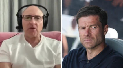 Julio Maldonado 'Maldini' y Xabi Alonso