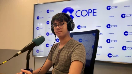 Tadeo Morín, en los estudios de COPE