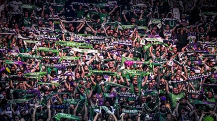 La Marea Verde de Unicaja ha crecido a niveles máximos.