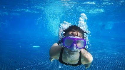 Los ojos de los niños en verano.