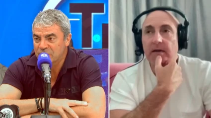 Manolo Sanchís y Julio Maldonado 'Maldini', en Tiempo de Juego