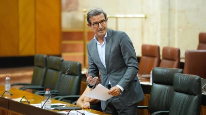 El consejero de Industria, Jorge Paradela, en el Parlamento.