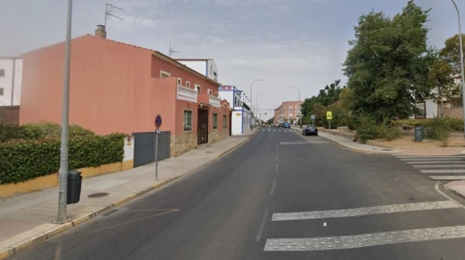 La avenida escenario de la operación en una foto de archivo