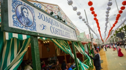 Calle Costillares de la Feria de Sevilla