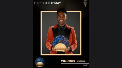 La curiosa felicitación que recibe Vinicius desde la cuenta oficial del Balón de Oro