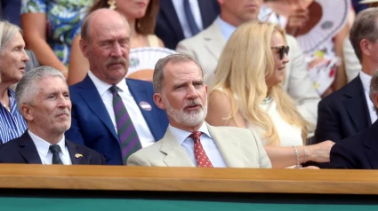 El Rey Felipe VI, en la final de Wimbledon
