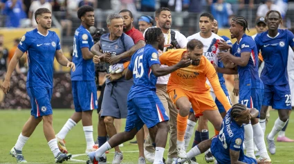 Pelea final entre Luis Enrique y Joao Pedro tras el Chelsea-PSG