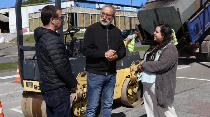 O concelleiro de Infraestruturas de Lugo supervisa o estado das estradas