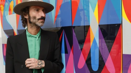 Leiva, en la presentación del disco 'Gigante'