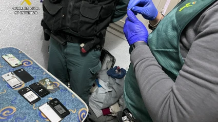 La Guardia Civil en la operación.