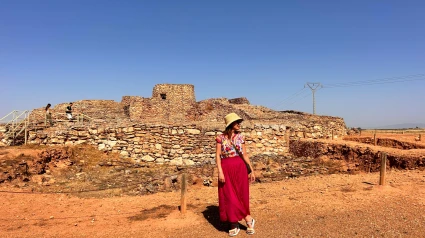 Tatiana Rodríguez en la Motila del Azuer de Daimiel