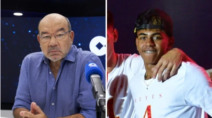 Ángel Expósito y Lamine Yamal