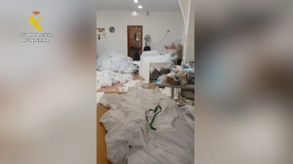 Taller textil clandestino encontrado en Manresa