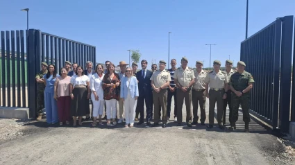 Escalante, junto a Valcarce, en el acceso a la futura Base Logística del Ejército de Tierra en Córdoba.POLITICA ANDALUCÍA ESPAÑA EUROPA CÓRDOBA ECONOMIASUBDELEGACIÓN DEL GOBIERNO EN CÓRDOBA