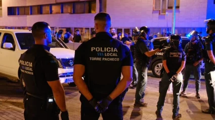 Imágenes del refuerzo policial