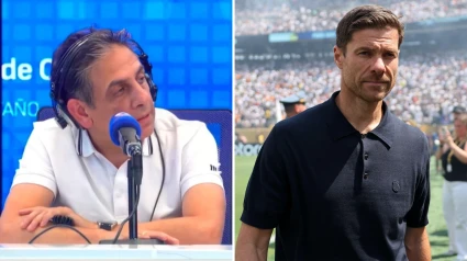 Elías Israel y Xabi Alonso